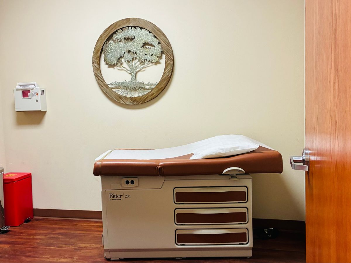 Exam room at Athena Family Medicine